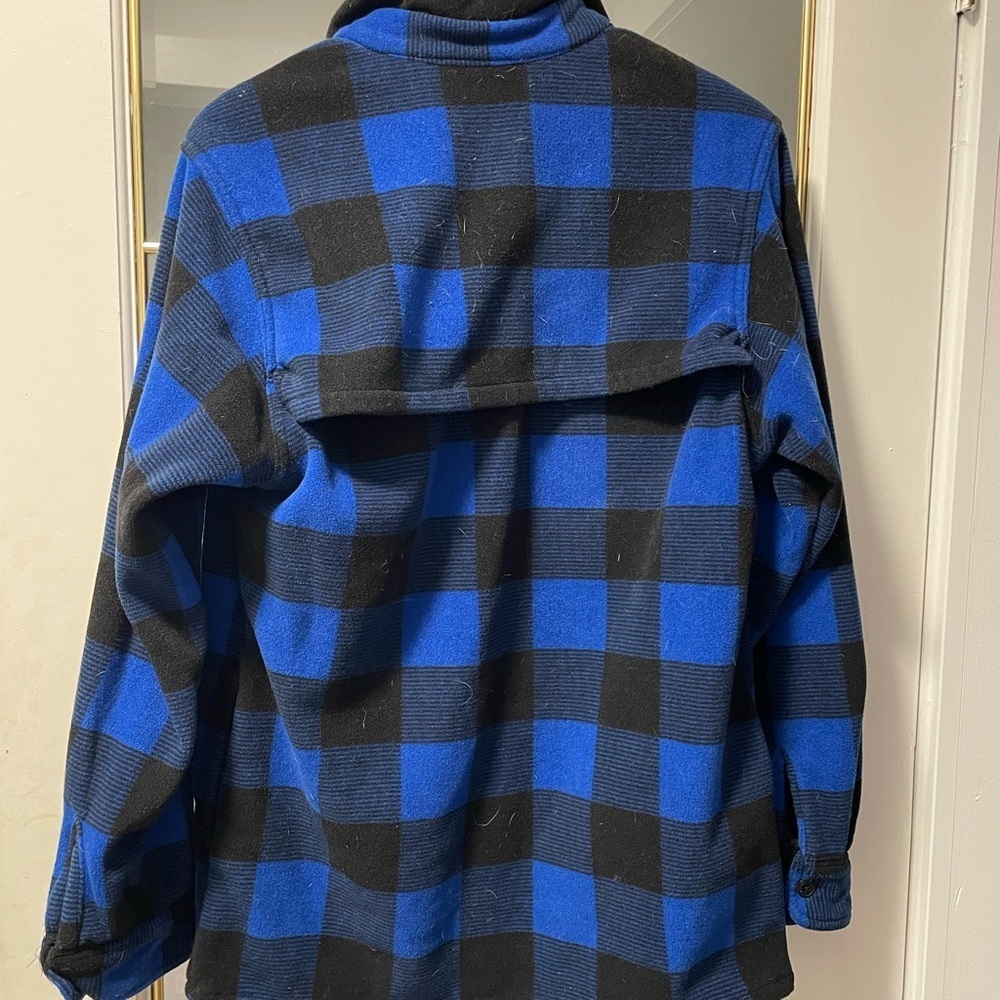 Blue and Black Plaid Men's Sweater Small - Picture 7 of 7